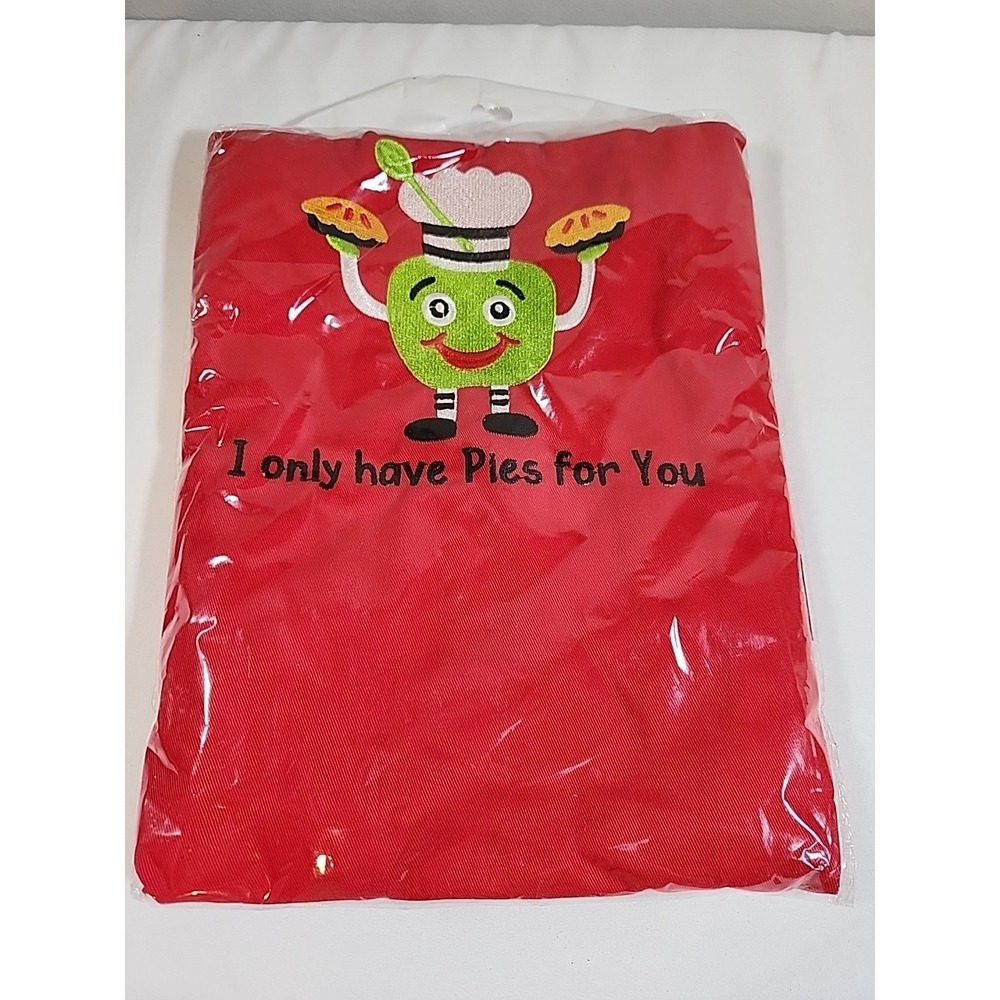 David Schary Two Lumps of Sugar Cross-back Apron "I Only Have Pies For You" K34